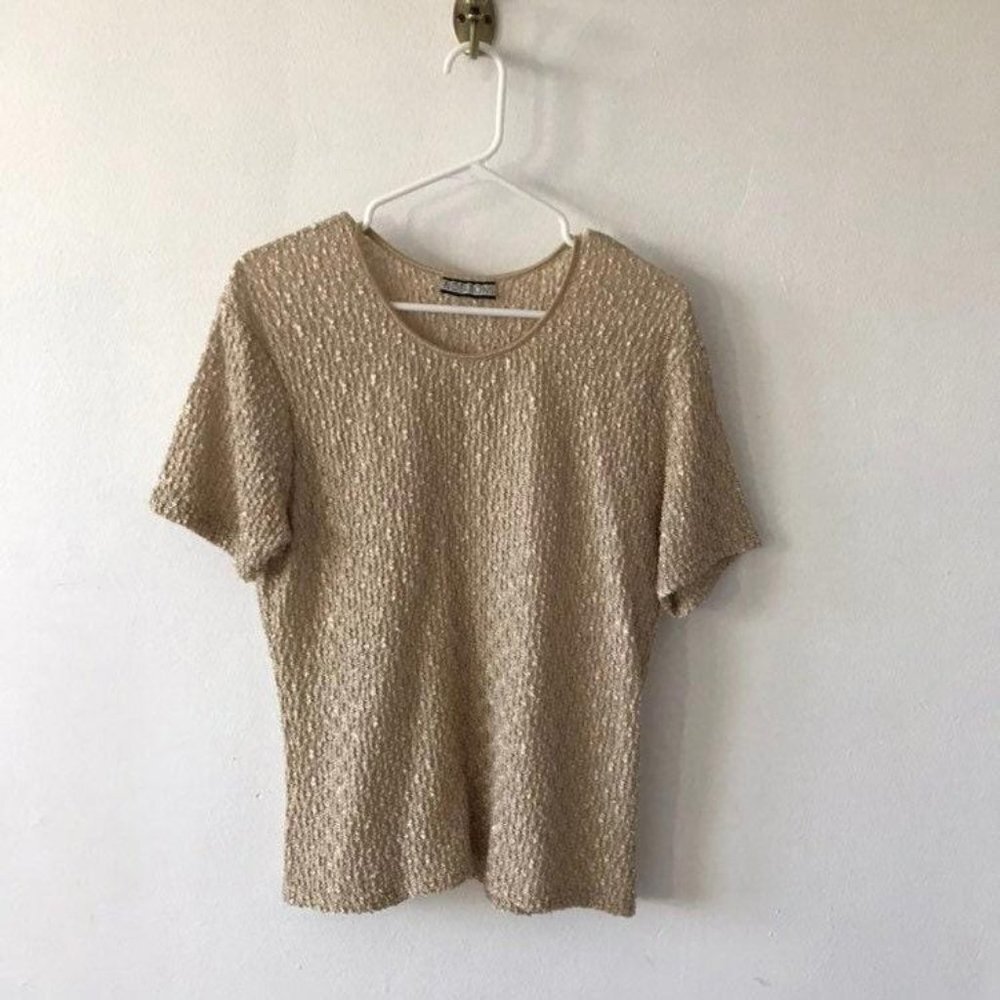 Vintage White Blouse, Minimalist Notations Vintage Cream Top, 1980s Fashion